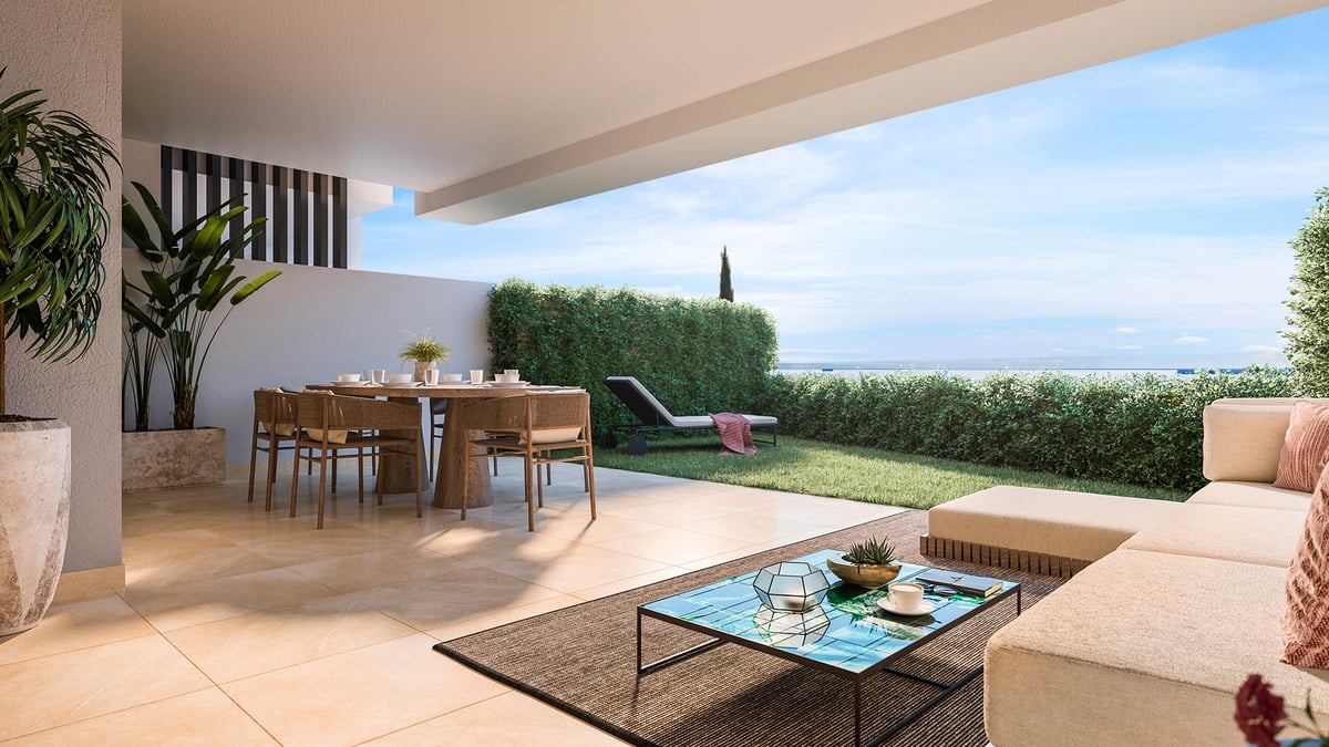 Higueron Beach Residences terrace views