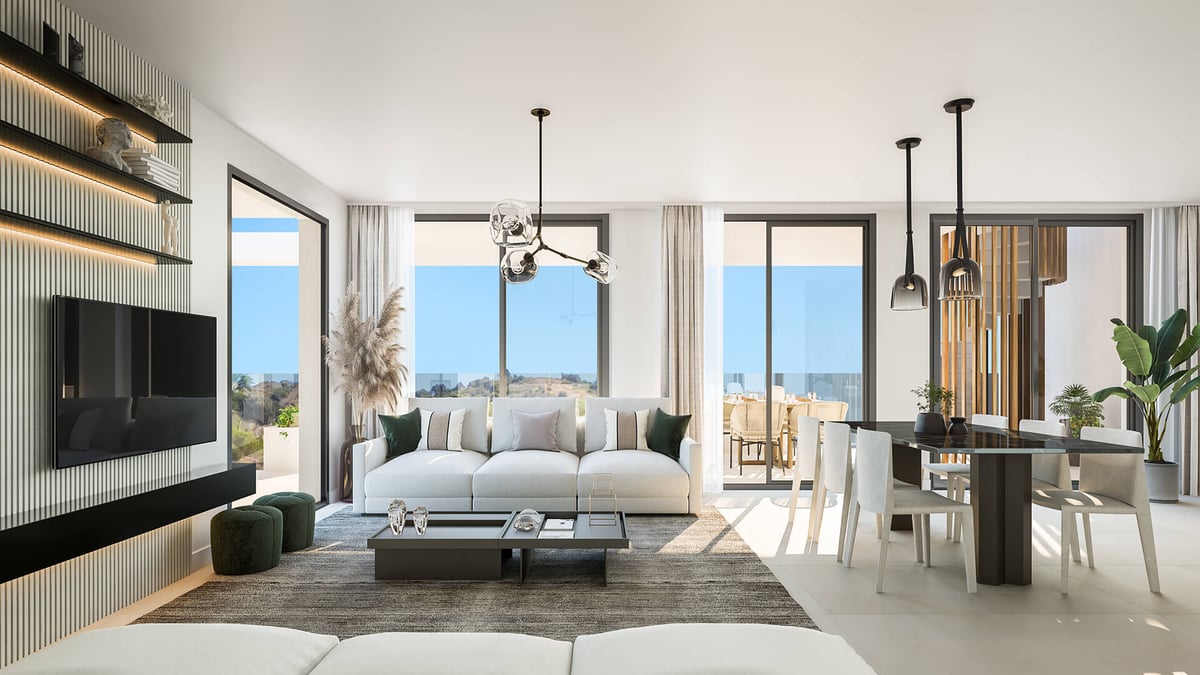 Las Lomas del Higuerón living area