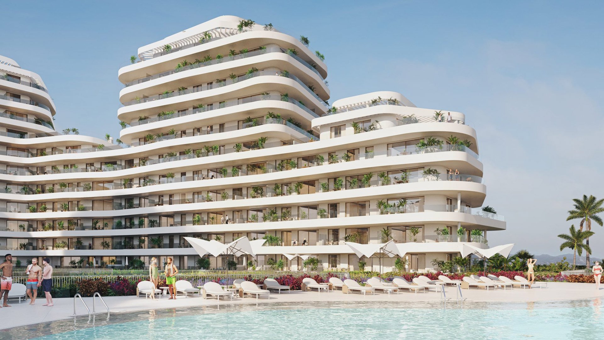 Termica Beach Pool Area